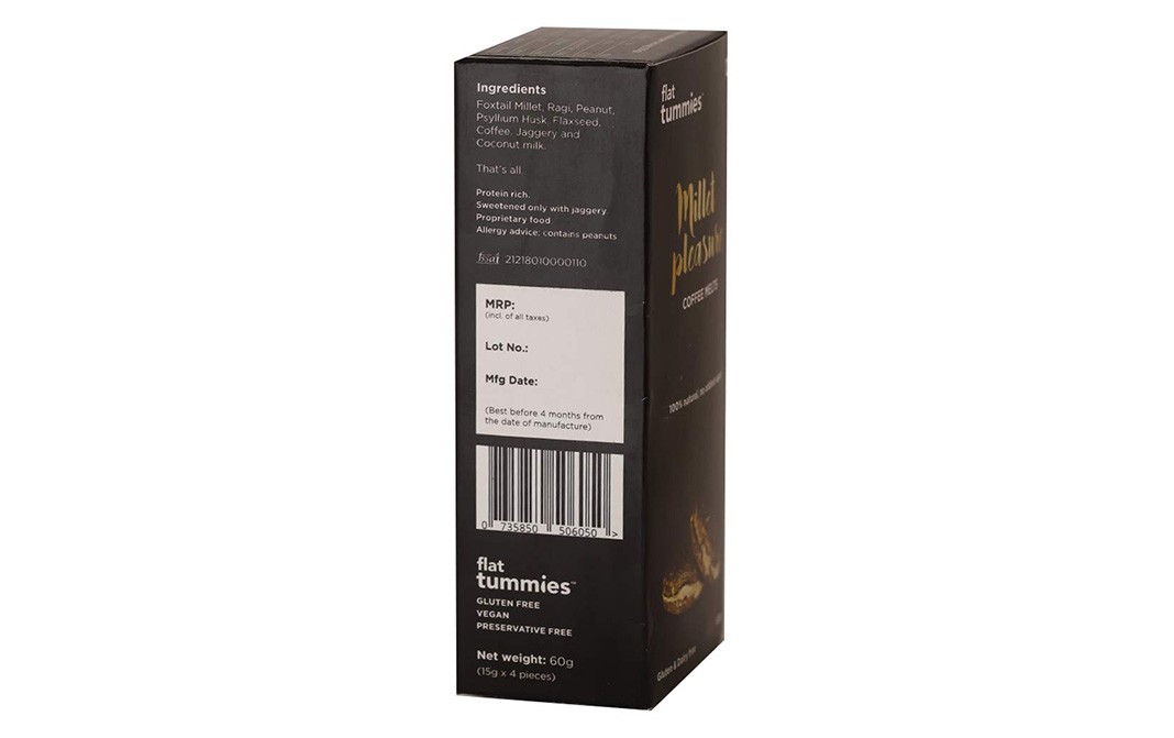 Flat Tummies Millet Pleasure Coffee Melts   Box  60 grams